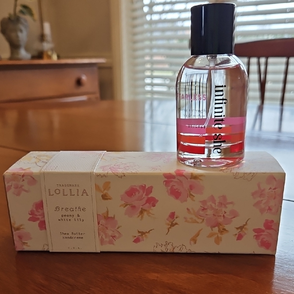 Lollia Breathe Hand Creme And Infinite She Fearless Perfume